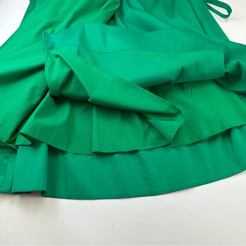 Hansen & Gretal maxi skirt XS Small cotton poplin lined wrap pockets Holiday - Picture 6 of 9